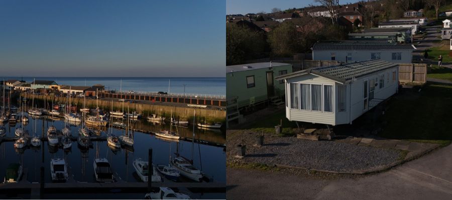 Family caravan holiday