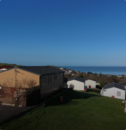 Static caravan on Brynowen holiday park